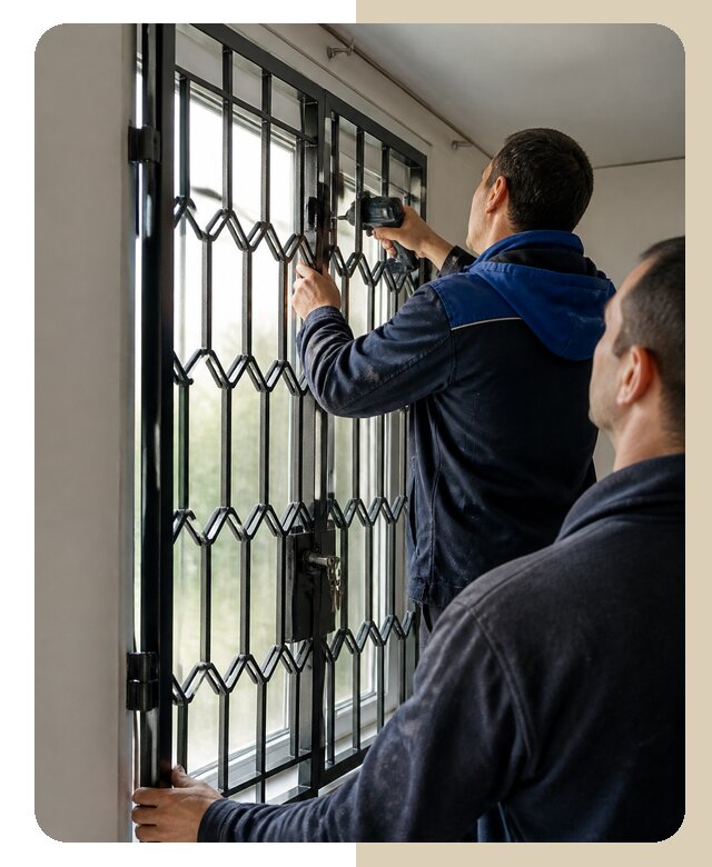 Установка распашных решеток в Топках цена от 6586 р. | ДвериЛегко-Тпк